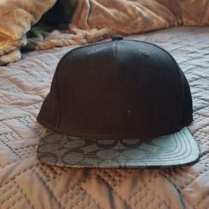 Coach Flat Brim Hat (Black)